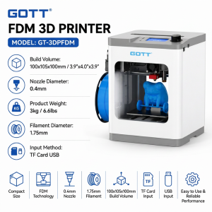 FDM 3D PRINTER GT-3DPFDM