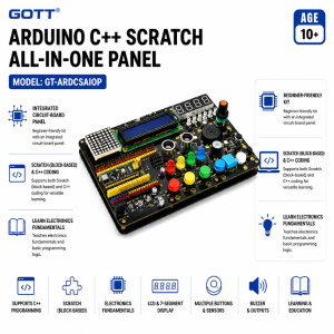 ARDUINO C++ SCRATCH ALL-IN-ONE PANEL GT-ARDCSAIOP