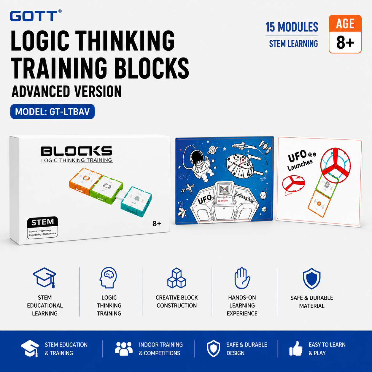 LOGIC THINKING TRAINING BLOCKS ADVANCED VERSION GT- LTBAV