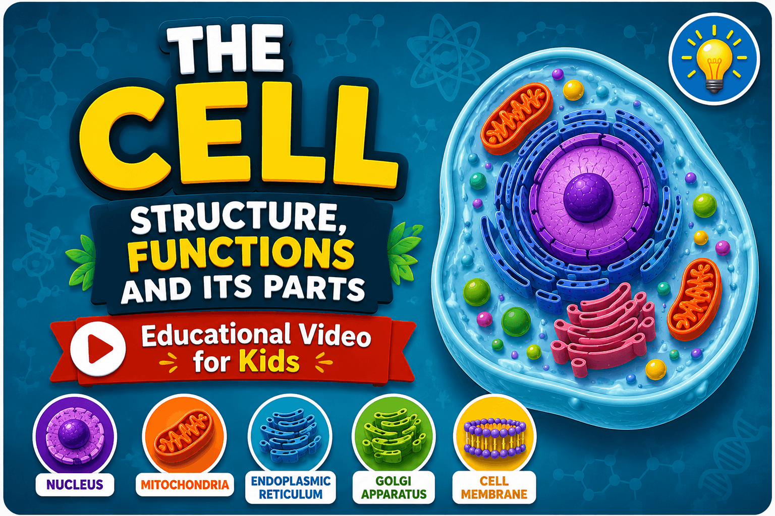 The cell: Structure, functions and its parts 