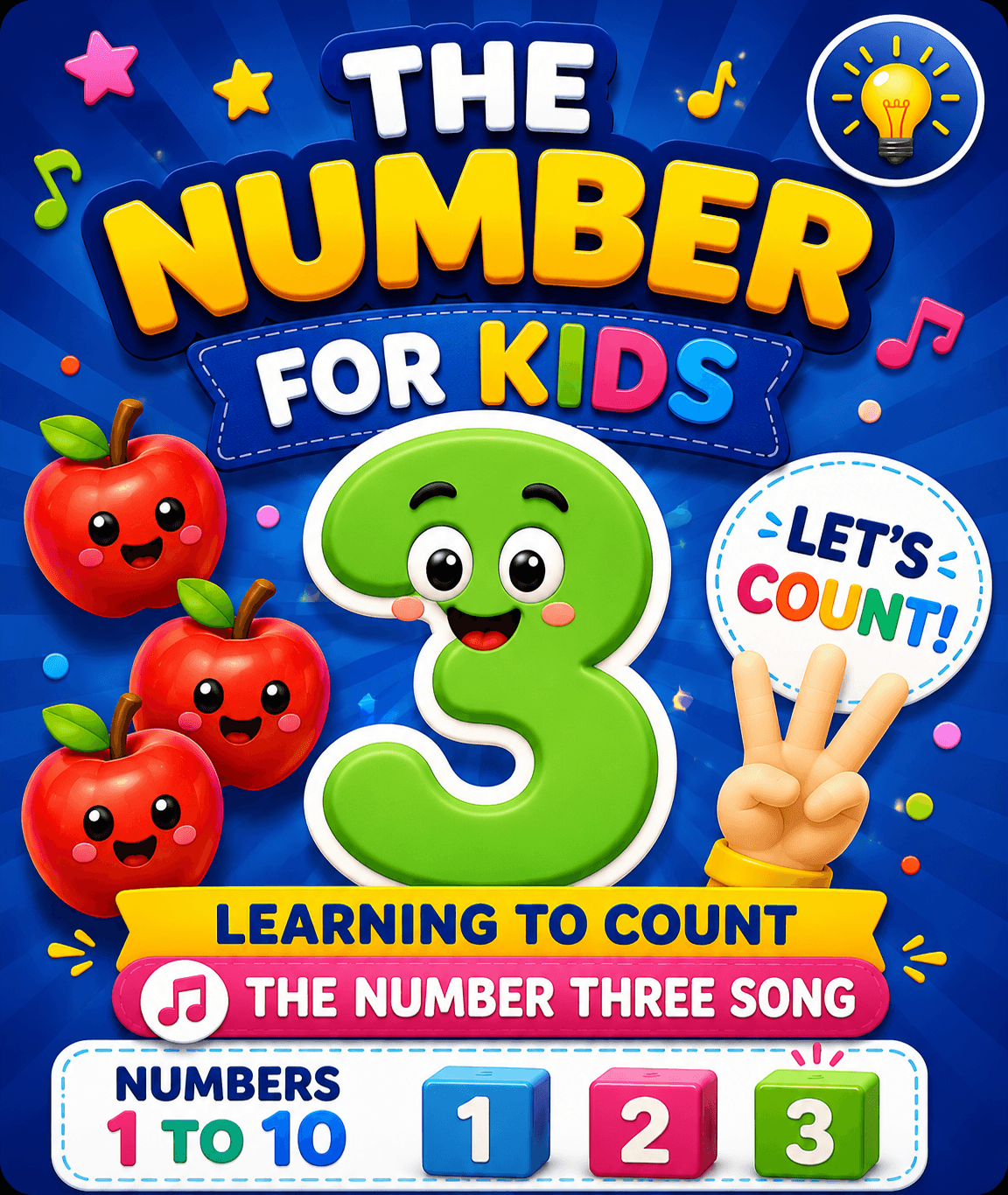 The Number Three Song – Learn to Count