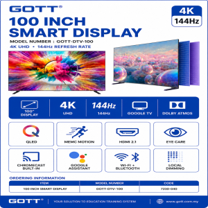 100" SMART DISPLAY