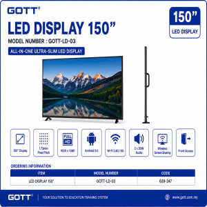 LED DISPLAY 150"