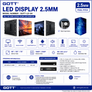 LED DISPLAY 2.5MM