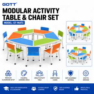 MODULAR ACTIVITY TABLE & CHAIR SET  GT- MATC